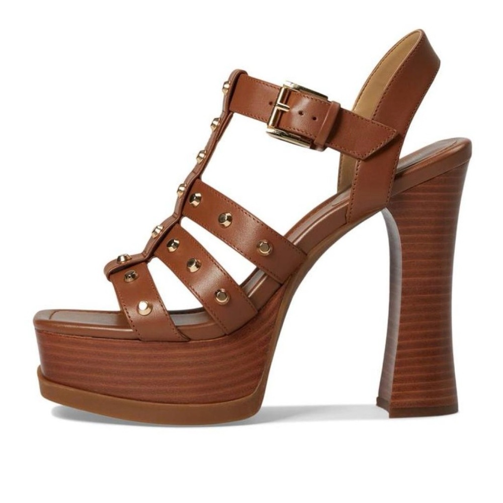 Michael Kors Jagger Studded Leather Platform Sandal - Size 10 (NIB)
